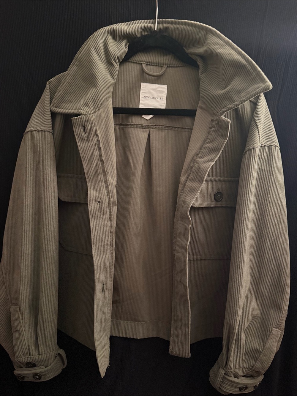 Avec Lea Filles Corduroy Shacket